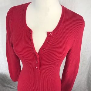Red Moda International Long Sleeve Top